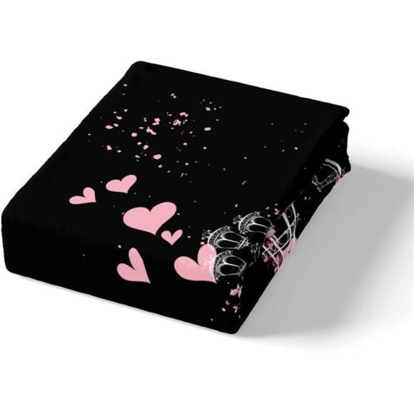 Paris Comforter Cover Set Queen Size Eiffel Tower Bedding Set Kids Girls Black - Picture 5 of 6